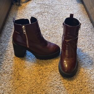 Steve Madden Red Boot